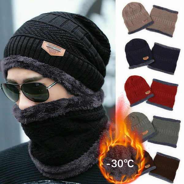 ZHENYUEQI Ski Beanie And Scarf Set