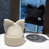 BRING Knitted Casual Cat Ear Beanie