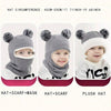 DENOSWIM Baby Hat and Scarf with Optional Gloves