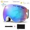Ski Goggles Men Women Snowboard Glasses Winter Outdoor Sport Snowmobile Sunglasses Uv400 Double Layers Lens Anti-Fog Skiing Gogg