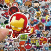 MINISO 50 Pieces Cartoon Snowboard Stickers