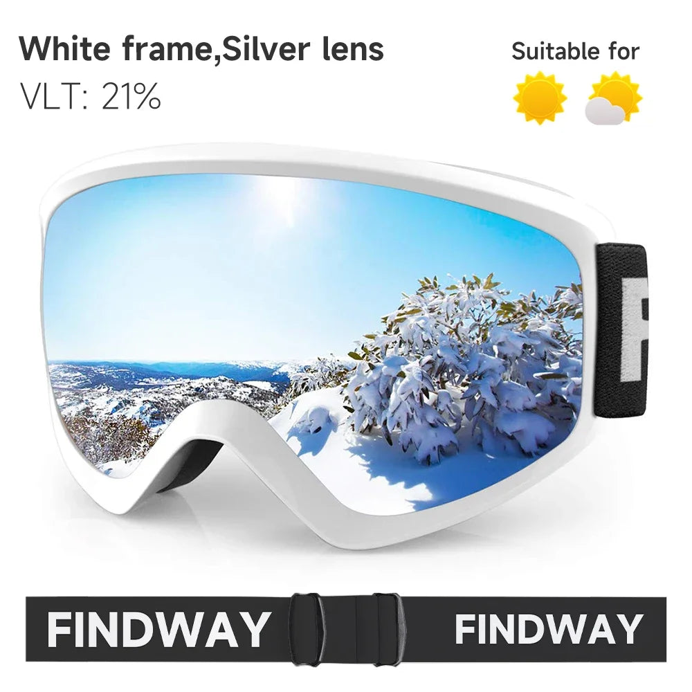 findway ski goggles BUY FINDWAY Youth Snow Goggles For Ski / Snowboard ON SALE NOW!