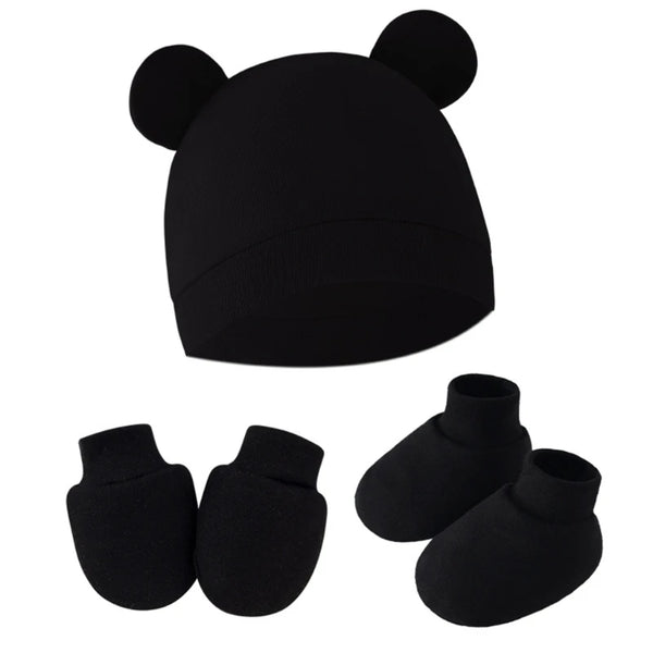 ROSWHEEL Baby Winter Hats With Ear Flaps Socks and Gloves