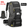 Mochila impermeable multiusos de 50 litros.