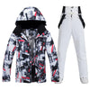 -30 Degrees Ski Suit For Men Warm Windproof Waterproof Winter Snow Snowboard Jackets And Pants Outdoor Sports Ski Wear Brand