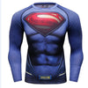 CODYLUNDIN Chemises de compression super-héros à manches longues