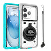 حافظة SHELLBOX العالمية المقاومة للماء مقاس 6.9 بوصة لهاتف iPhone 16 Pro 15 14 13 12 وSamsung S25 S24 S23 Ultra A16 A55