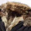 FANCY Winter Puff Jacket With Fur Hood - Mens Long Coat
