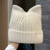 BRING Knitted Casual Cat Ear Beanie