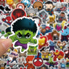MINISO 50 Pieces Cartoon Snowboard Stickers
