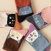 5 Paar Damen-Wollsocken mit Tier-, Katzen- und Eulenmuster, Winter-Crew-Socken, weich, dick, warm, lässig, Wollsocken, mittlere Wade