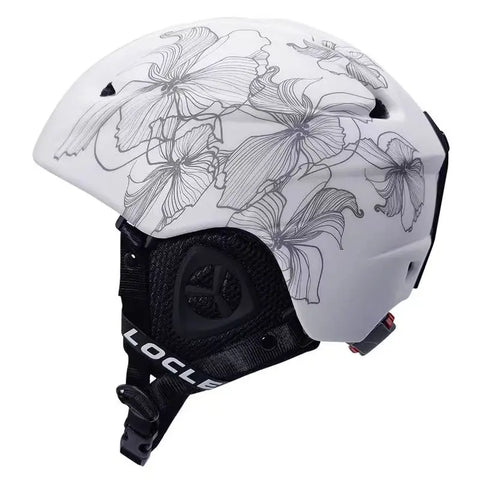 LOCLE滑雪头盔男女一体成型儿童小孩滑雪头盔滑板滑雪单板摩托车雪地摩托头盔