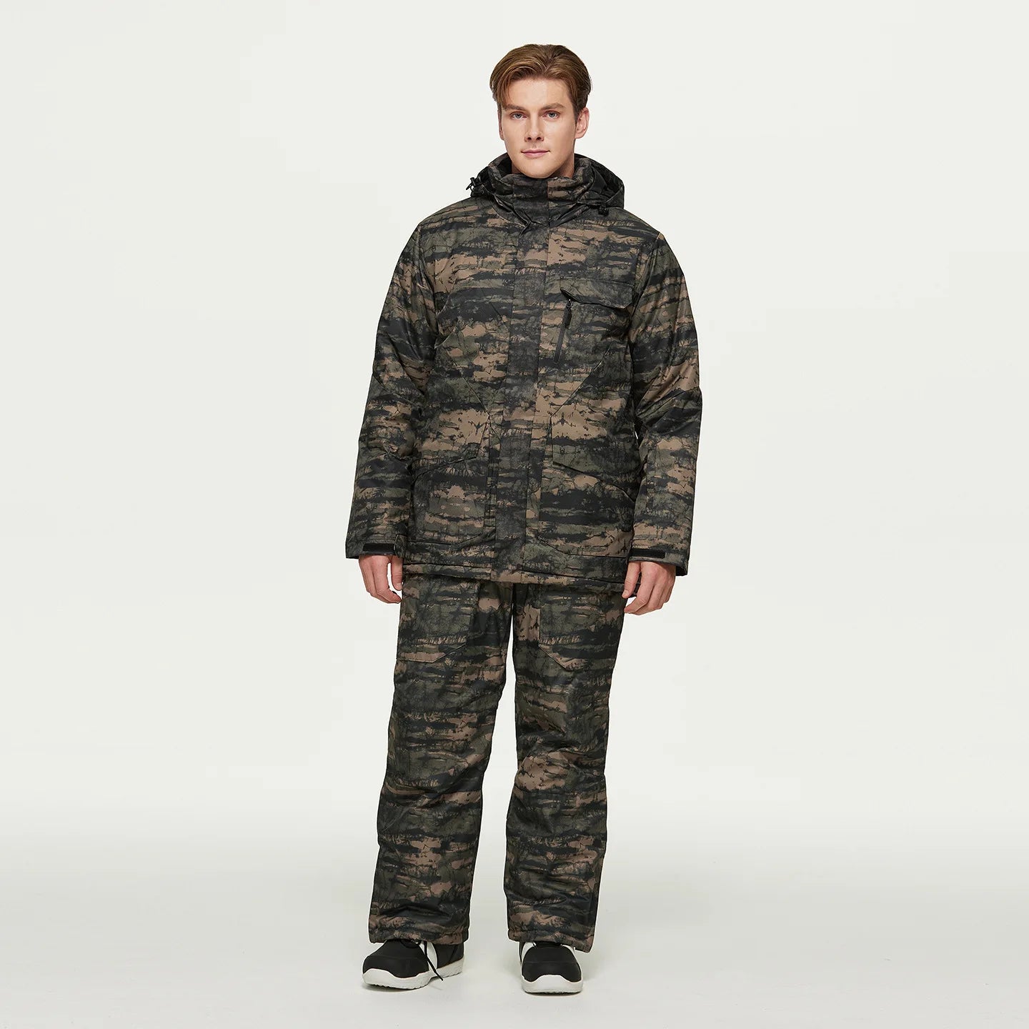camo ski gear Color 3 / Jacket S Pants M