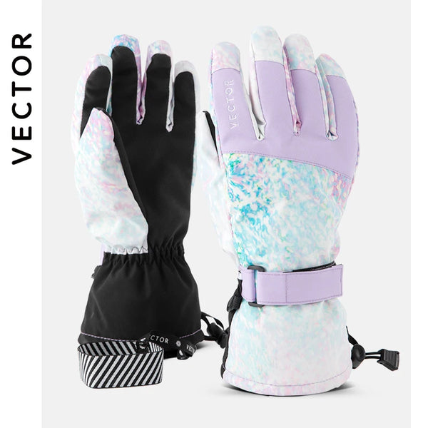 Gants de ski colorés VECTOR