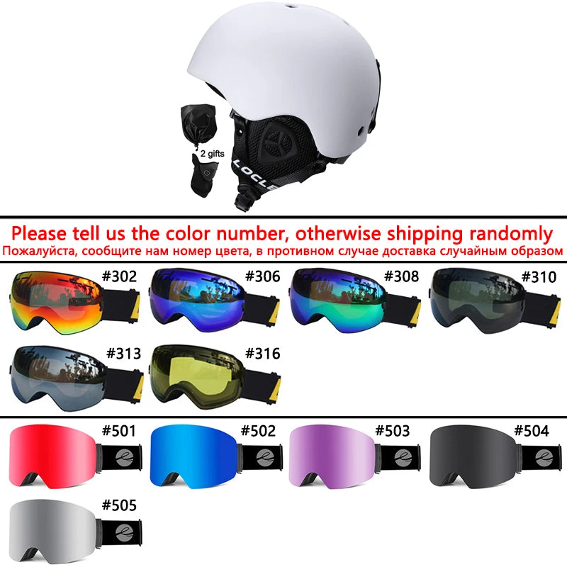 cheap mens snowboarding helmets BUY LOCLE Ski Snowboard Helmet ON SALE NOW!