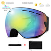 Ski Goggles Men Women Snowboard Glasses Winter Outdoor Sport Snowmobile Sunglasses Uv400 Double Layers Lens Anti-Fog Skiing Gogg