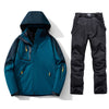 OUTDOOR Guys Camouflage Mixed Snowboarding Jacket Pants Set
