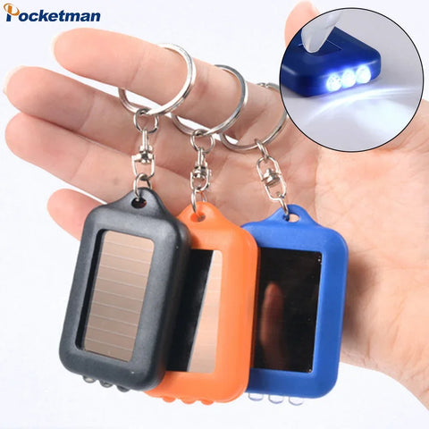 POCKETMAN LED Solar Keychain Flashlight