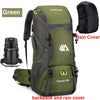 Mochila impermeable multiusos de 50 litros.