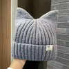 BRING Knitted Casual Cat Ear Beanie