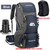 Mochila impermeable multiusos de 50 litros.