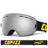 COPOZZ hommes femmes marque lunettes de Ski lunettes de Snowboard lunettes pour Ski UV400 Protection lunettes de neige Anti-buée masque de Ski lunettes