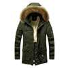 UNION ARMY Mens Parka Coat - Fur Hooded