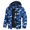 KEFITEVD Camo Ski Jacket Mens