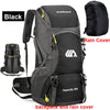 Mochila impermeable multiusos de 50 litros.