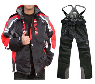 SPYDER Ski Suit (Jacket & Pants) - Men - Cheap Snow Gear