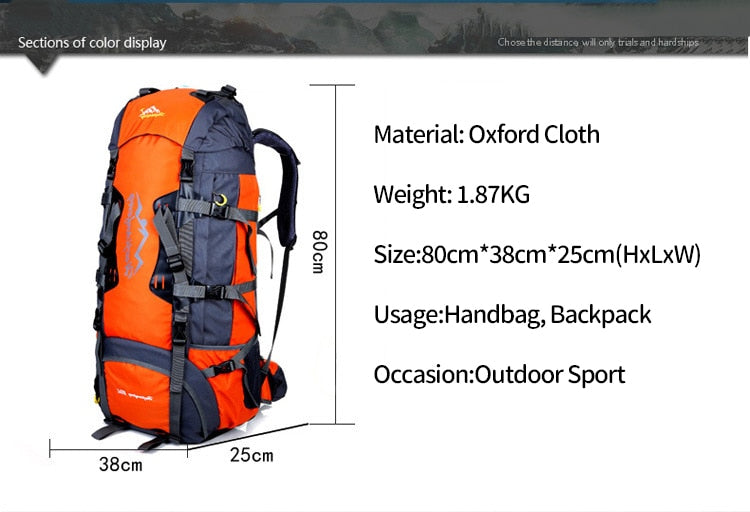 BUY 80 LITRE Rucksack ON SALE NOW! - Cheap Snow Gear