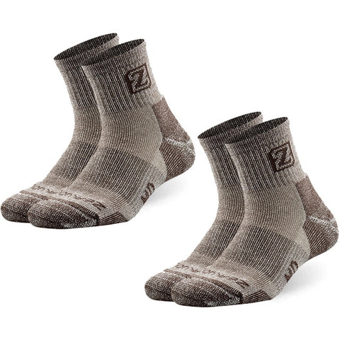 ZEAL WOOD Chaussettes 2 paires - Laine Mérinos Thermique