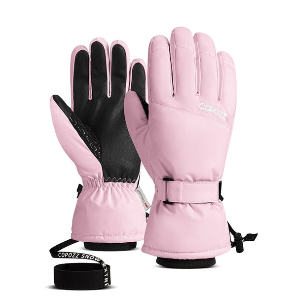 COPOZZ White Ski Gloves