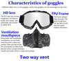 SKI Snowboardbrille mit Maske