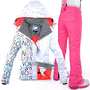 GSOU SNOW Jacket / SNOWY OWL Winter Ski Snowboard Pants - Femme