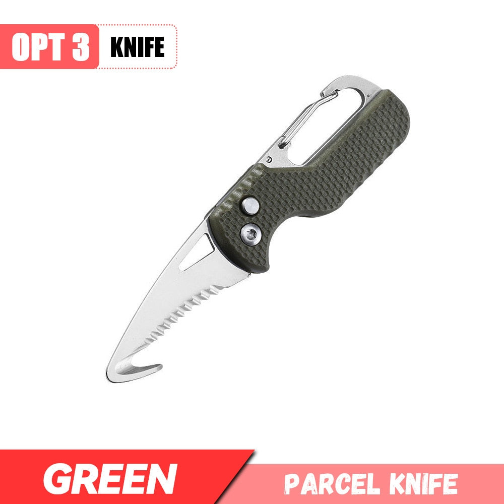 Key-Shaped Stainless Steel Folding Knife