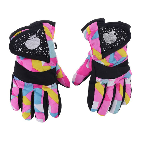 THINKTHENDO Warm Ski Snowboard Gloves - Kid's