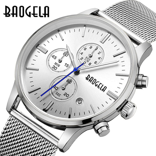 BAOGELA Stainless Steel Watch With Multi-Function