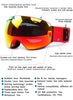 Lunettes de ski BE NICE anti-buée - sans cadre