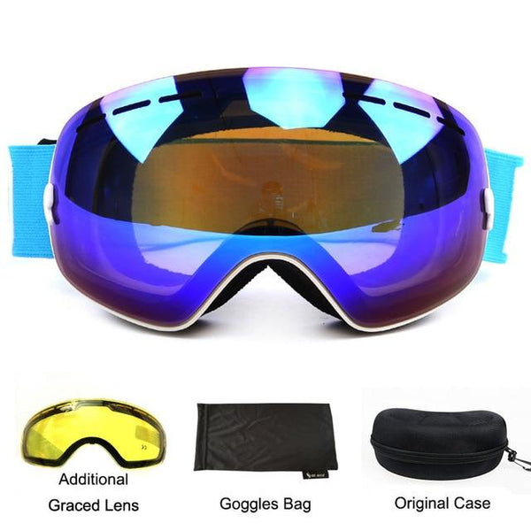BE NICE Anti Fog Ski Goggles - Frameless