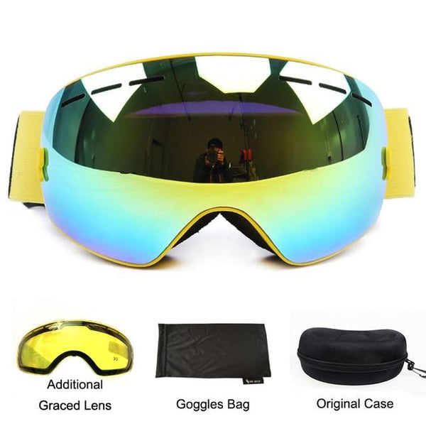 BUY BE NICE Anti Fog Ski Goggles Frameless ON SALE NOW Cheap