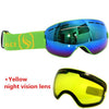 BE NICE Ski Goggles พร้อมเลนส์ Night Vision