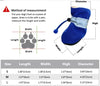 BIBSS Chaussons antidérapants pour chiens pour l'hiver