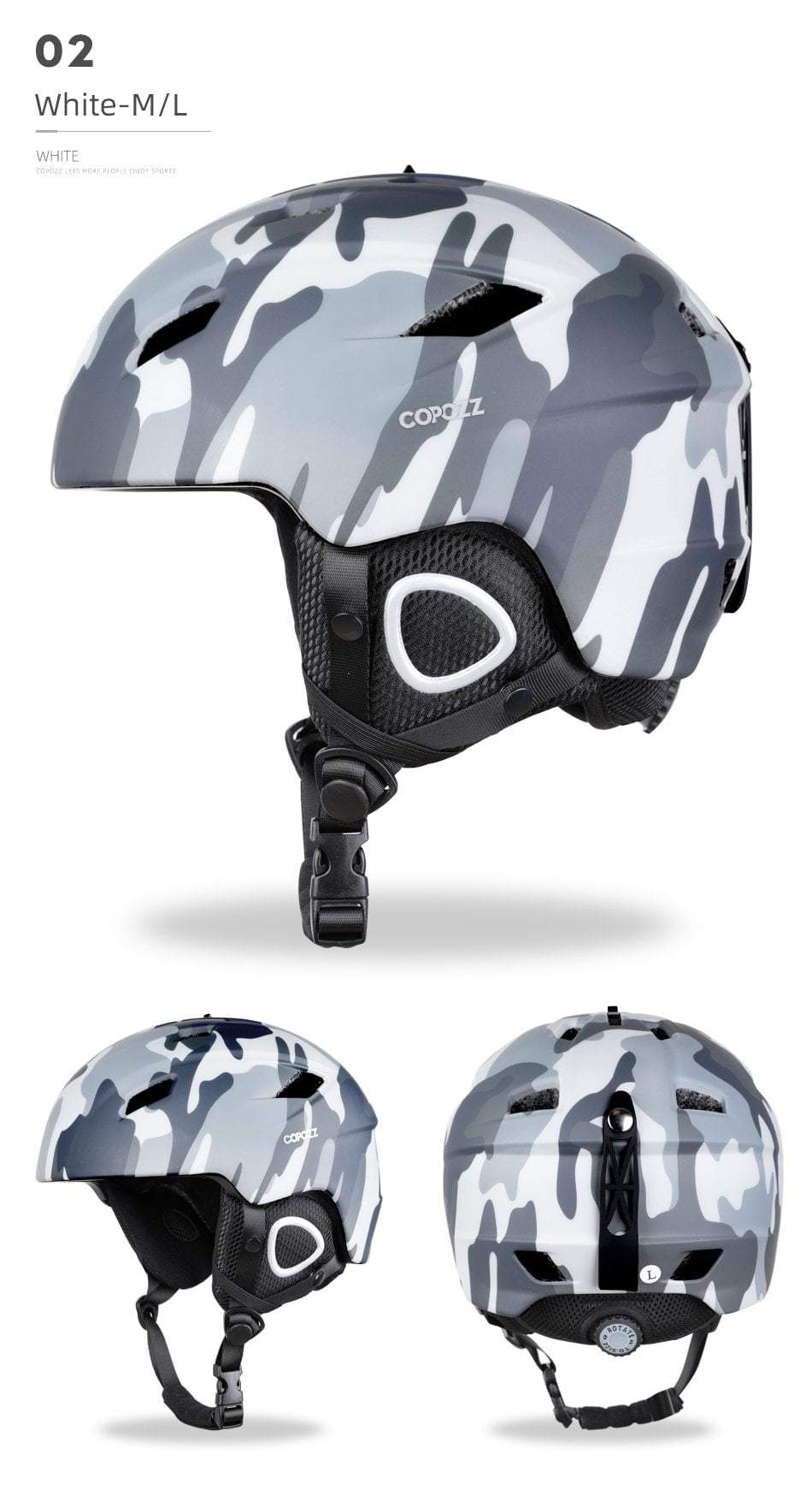 camo snowboard helmet BUY COPOZZ Camouflage Ski Helmet ON SALE NOW!