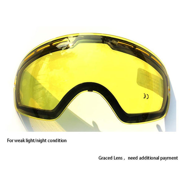 COPOZZ Doppelte Aufhelllinse für Ski-Snowboardbrillen (für Gog-201)