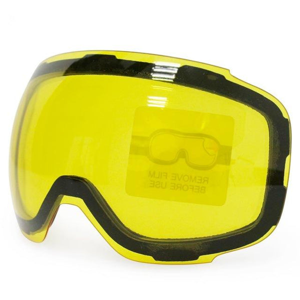 COPOZZ GOG-2181滑雪镜护目镜镜片黄色渐变美白增亮