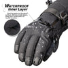 COPOZZ Grey Ski Gloves (Touchscreen Function)