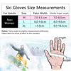 COPOZZ Grey Ski Gloves (Touchscreen Function)