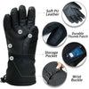 COPOZZ Grey Ski Gloves (Touchscreen Function)