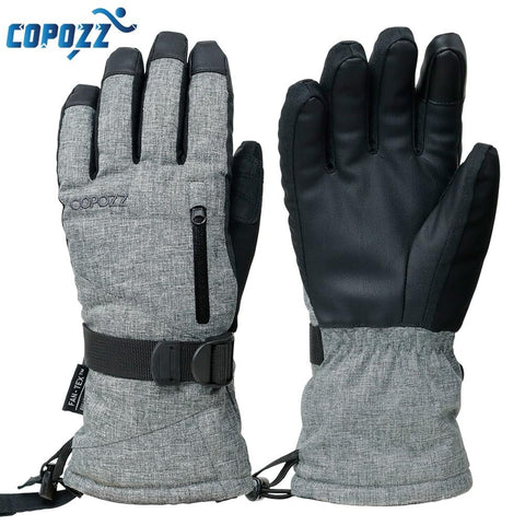 Gants de ski COPOZZ gris (fonction écran tactile)